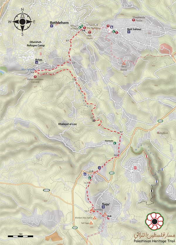 Topo map