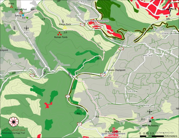 Topo map