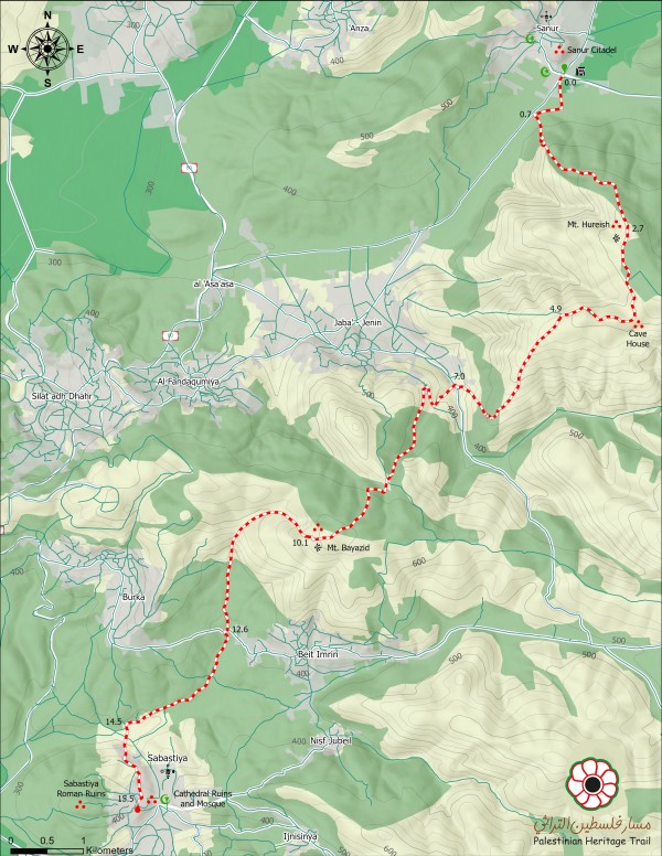 Topo map