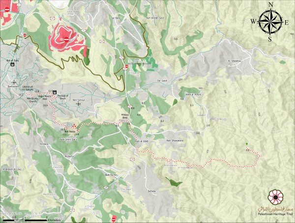 Topo map